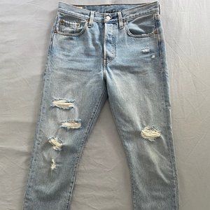 Levi's 501 Ripped Skinny Jean
